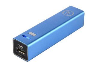 Yubi Power YP250ABLU 2500mAh Ultra Compact Lipstick Size Portable Power Bank Backup External Battery Charger   [Stylish and Tiny 3.70 x 0.86 x 0.86 inch Dimensions] (Blue): Cell Phones & Accessories