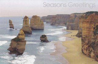 Greeting Christmas Card Australia "Seasons Greetings" Twelve Apostles Melbourne: Everything Else