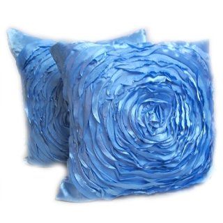 "Best Seller" (CREAM COLOUR ROSES PILLOW OF LOVE) 2 THAI SILK DECORATIVE THROW CASES PILLOW COVER CREAM COLOUR OR FOR IN YOUR CAR  Crocodile Blue Wallets For Men  