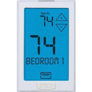 PRO1 IAQ T955WH Touchscreen Universal Programmable Thermostat with Humidity Control   Programmable Household Thermostats  