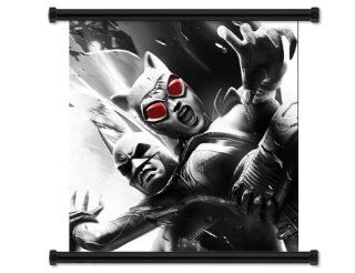 Batman Arkham City Game Harley Fabric Wall Scroll Poster (16" x 16") Inches  Prints  