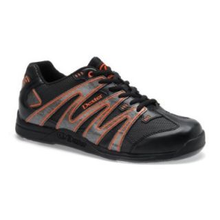 Dexter Mens Zig Zag Bowling Shoes  Black/Gray/Orange (7): Shoes