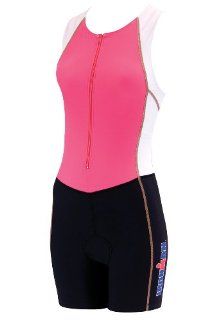 TYR Ironman Women's Trisuit, Pink, Extra Small : Swimming Equipment : Sports & Outdoors