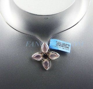David Yurman 18k Gold & Silver Diamonds Amethyst Teardrop Enhancer Pendant : Other Products : Everything Else
