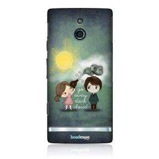 Head Case Designs Dark Cloud Away Cute Emo Love Design Back Case for Sony Xperia P LT22i: Cell Phones & Accessories