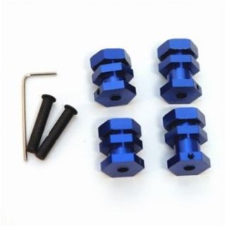 ST Racing Concepts ST3654 17B CNC Machined Aluminum 17mm Hex Conversion Kit for Traxxas Slash, Stampede, Rustler and Bandit (Blue): Toys & Games