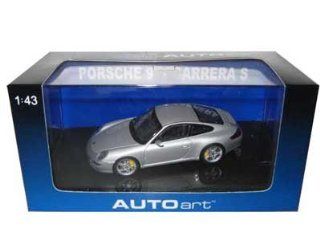 Porsche 911 997 Carrera S Silver 1/43 Autoart Diecast Model Car: Toys & Games