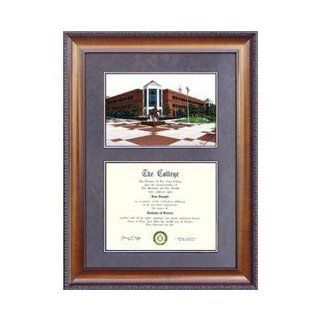George Mason University Suede Mat Diploma Frame with Lithograph: Sports & Outdoors