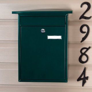 Home Locking Wall Mount Mailbox   Green Powder   Security Mailboxes  