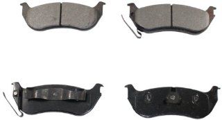 Dura International (BP981 MS) Rear Semi Metallic Brake Pad Automotive