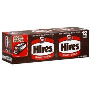 Hire's Root Beer 12 pack, 12 ounces (Pack of2) : Soda Soft Drinks : Grocery & Gourmet Food