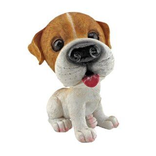 Prized Pup Jack Russell Terrier Puppy Dog Statue [Kitchen]  Collectible Figurines  Patio, Lawn & Garden