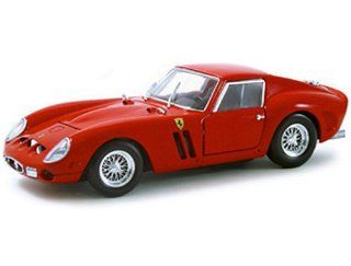 1962 Ferrari 250 GTO diecast model car 1:18 scale diecast by Hot Wheels   Red 23912: Toys & Games