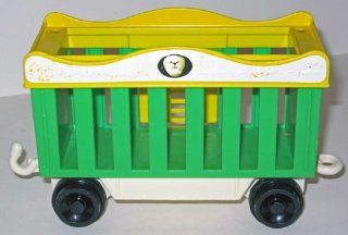 VINTAGE 70's FISHER PRICE PLAY FAMILY CIRCUS TRAIN ANIMAL CAGE CAR #991: Everything Else