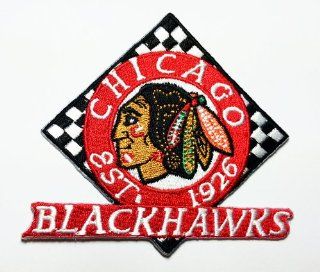 Vintage Chicago Blackhawks Patches 8x7.5 Cm Racing Flags Patch Nhl Hockey Patrick Kane Nhl Patch
