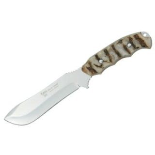 Hen & Rooster Knives 5003RH Fixed Blade Hurters Knife with Genuine Ram's Horn Handles: Home Improvement