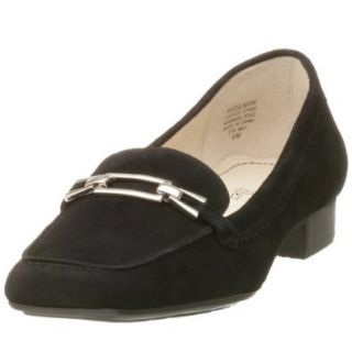 AK Anne Klein Women's Gilman, Black Suede, 5.5 M Shoes