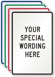 Customizable Vertical Sign Template, 36" x 24": Office Products