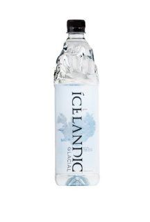 Icelandic Glacial Natural Spring Water, 1 Liter, 12 Count : Bottled Drinking Water : Grocery & Gourmet Food