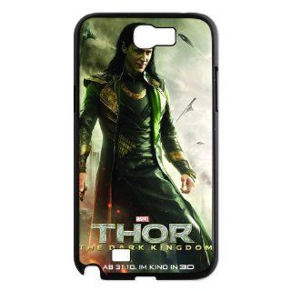 Samsung Note 2 Printing Case Polycarbonate Hard Cover Thor 2 Loki 00045: Cell Phones & Accessories