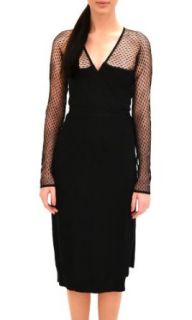 Diane von Furstenberg Women's Zalda Lace Wrap Dress Black SM at  Womens Clothing store