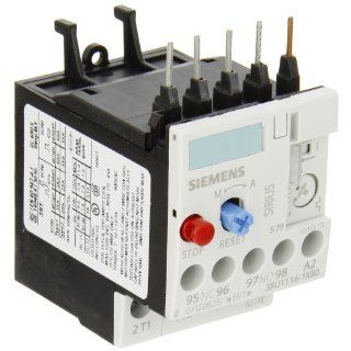 Siemens 3RU11 16 1KB0 Thermal Overload Relay, For Mounting Onto Contactor, Size S00, 9 12A Setting Range: Industrial & Scientific