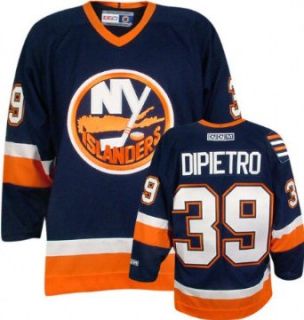 Rick DiPietro CCM NHLPA Player New York Islanders Jersey   Large : Clothing