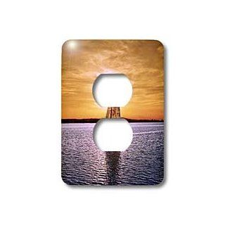 3dRose lsp_23820_6 Sail Boat Sunset 2 Plug Outlet Cover   Outlet Plates  