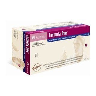 Formula One Latex Exam Gloves   Pdr   Small 10 boxes of 100/Case Health & Personal Care
