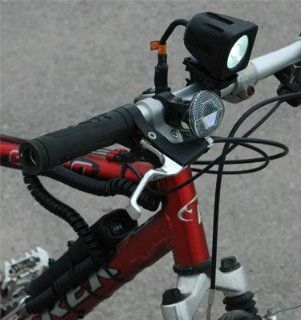 LarsonElectronics LED Light Emitter Bike Mount Kit   10 Watt LED   45'L X 40'W Flood Beam   2 hour Run Time: Home Improvement