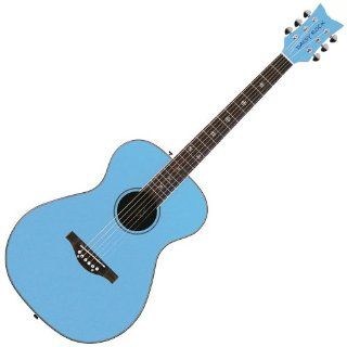 Daisy Rock Pixie Acoustic Guitar, Sky Blue: Musical Instruments