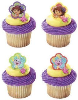 144 ct. ~ Dora Explorer Springtime Friends Ring DecoPics ~ Cupcake Decoration ~ Cake Decoration  Other Products  