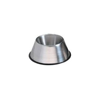 ProSelect Stainless Steel X Super Heavy Non Tip Poodle/Cocker Bowl, 1 Quart : Pet Bowls : Pet Supplies