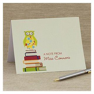 Personalized Teacher Note Cards   Wise Owl Health & Personal Care