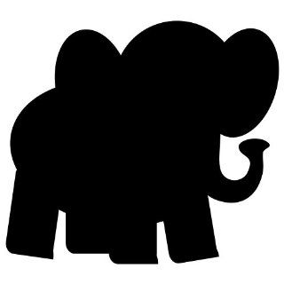 Repositionable Elephant V3 Chalkboard Wall Sticker   Large (921 x 820 mm) Decal   Childrens Dry Erase Boards