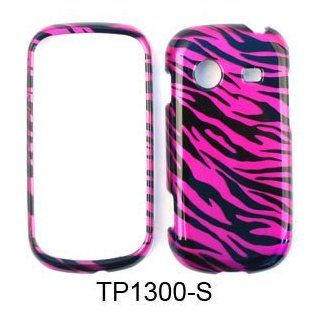 CELL PHONE CASE COVER FOR SAMSUNG CHARACTER R640 TRANS HOT PINK ZEBRA PRINT: Cell Phones & Accessories
