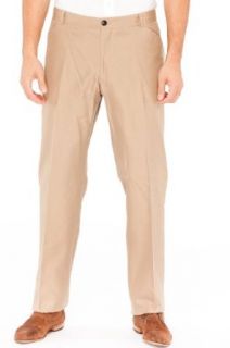 Emporio Armani BROWN Cotton Pants Trousers, 58, Brown at  Mens Clothing store