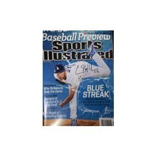Signed Kershaw, Clayton (Los Angeles Dodgers) Sports Illustrated Magazine 4/1/13 autographed: Sports Collectibles