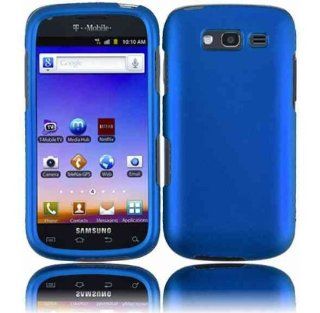 VMG Samsung Galaxy Blaze 4G Hard Phone Case Cover   COOL BLUE Hard 2 Pc Plast: Cell Phones & Accessories