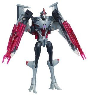 Transformers Prime Cyberverse Command Your World Commander Class Series 2   Starscream: Toys & Games