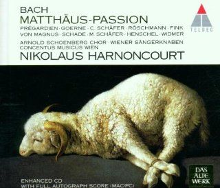 Bach   Matthus Passion / Prgardien, Goerne, C. Schfer, Rschmann, Fink, von Magnus, Schade, M. Schfer, Henschel, Widmer, Harnoncourt [with Enhanced CD ROM]: Music