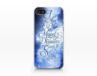 Dissolve into the sky,2d Printed Clear hard case, iPhone 5 case, iPhone 5s case, snap on hard case cover: Cell Phones & Accessories