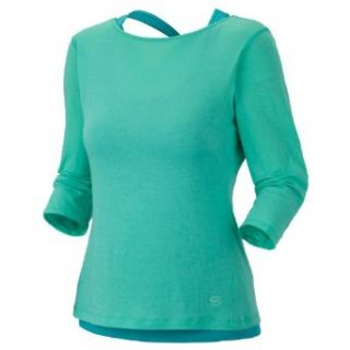 Mountain Hardwear Navassa Elbow Sleeve   Women's Shirts XS Morning Mist/Husky : Athletic T Shirts : Clothing