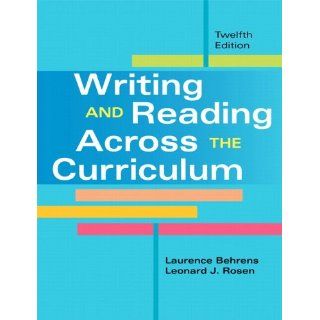 Writing and Reading Across the Curriculum with NEW MyCompLab    Access Card Package (12th Edition): 9780321929129: Literature Books @