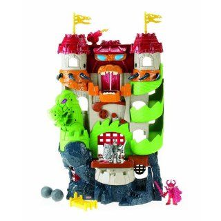 Fisher price Imaginext Dragon World Fantasy Castle with Bonus Serpent and Dragon: Toys & Games