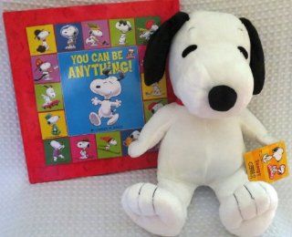 Peanuts Collection Bundle  Snoopy 12" Plush and "You Can Be Anything!" Hardback Book by Kohl's Cares: Toys & Games