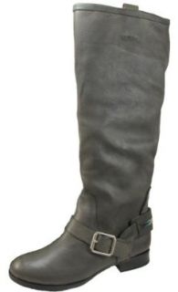 Lucky Brand Womens May Gray Designer Knee High Tall Equestrian Riding Boots Size 6m: Shoes