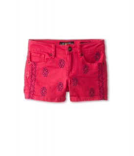 Lucky Brand Kids Motif Embro Riley Short Girls Shorts (Pink)
