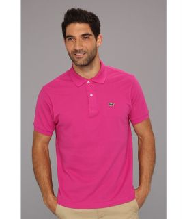 Lacoste Classic Pique Polo Shirt Mens Short Sleeve Knit (Pink)