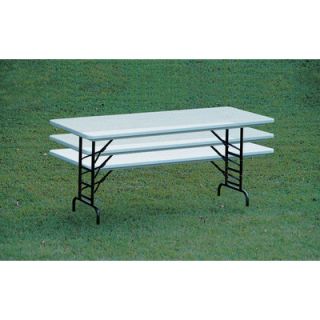 Correll, Inc. Rectangular Folding Table RA XXXX XX Color: Gray Granite, Size: